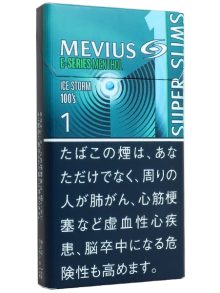 メビウス イーシリーズ メンソール アイスストーム ワン 100's スリム (tkm mevis es meacestm1 100sl)