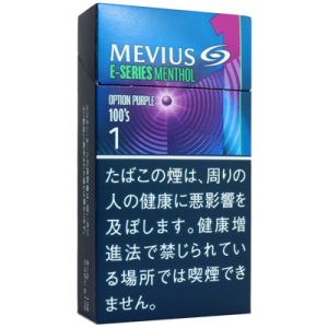 メビウス イーシリーズ メンソール オプション パープル ワン 100’s (tkm mevis es opppl1 100)