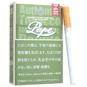 ぺぺ リッチグリーン シガレット【18本入】 (tkm pepe rg)