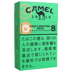 キャメル クラフト メンソール ペアーカプセル 8 ボックス (tkm cml crftpear8)