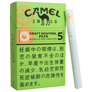 キャメル クラフト メンソール ペアーカプセル 5 ボックス (tkm cml crftpear5)