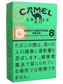 キャメル クラフト メンソール ペアーカプセル 8 ボックス (tkm cml crftpear8)